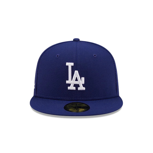 Los Angeles Dodgers Alpha Industry Blue 59FIFTY Fitted Hat for Men - Official MLB Baseball Cap for Sports Fans & Streetwear Fashion