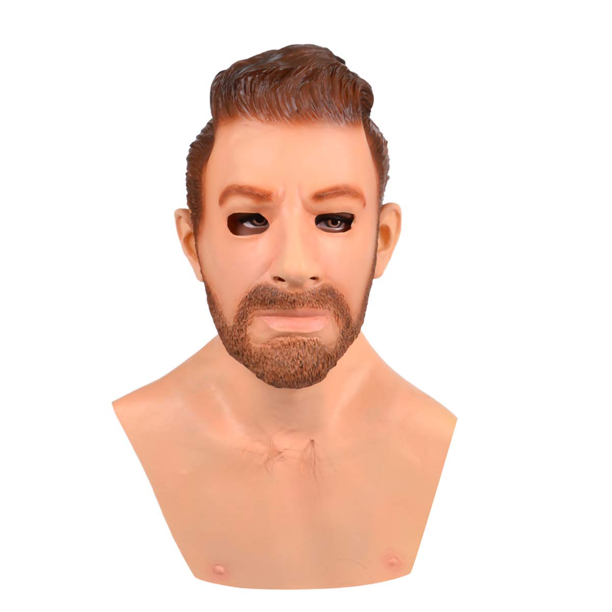 Latex Halloween Mask - Youth & Old Man Costume Mask for Adults | Funny Cosplay Party Accessory | Perfect for Halloween, Costume Parties & Theatrical Performances