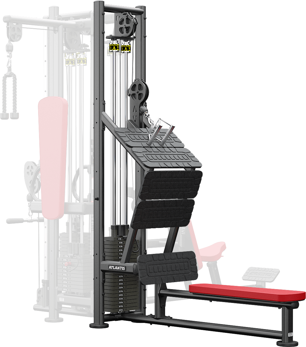 ATLANTIS D132 Incline Rowing Machine for Home Gym - Perfect for Full-Body Workout & Strength Training