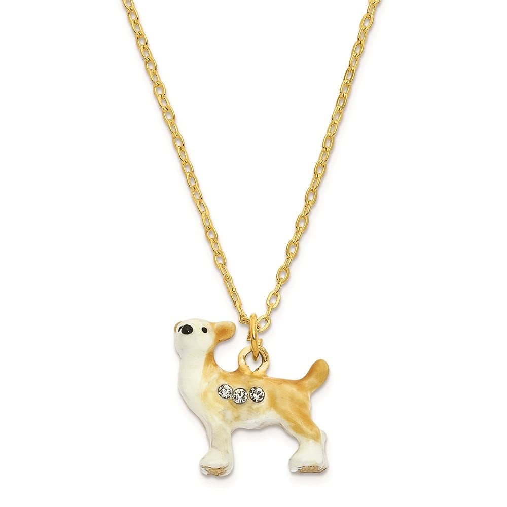 Luxury Bejeweled Chihuahua Trinket Box with Diamonds - Perfect for Jewelry Storage, Gift Giving & Home Decor