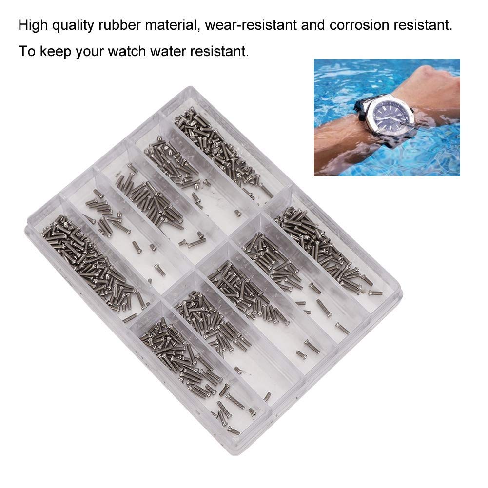 1.6-6.0mm Stainless Steel Watch Screws for Watch Back Repair - Durable Watchmaker Tools for Watch Band, Case & Back Cover Replacement - Perfect for DIY Watch Repair & Maintenance