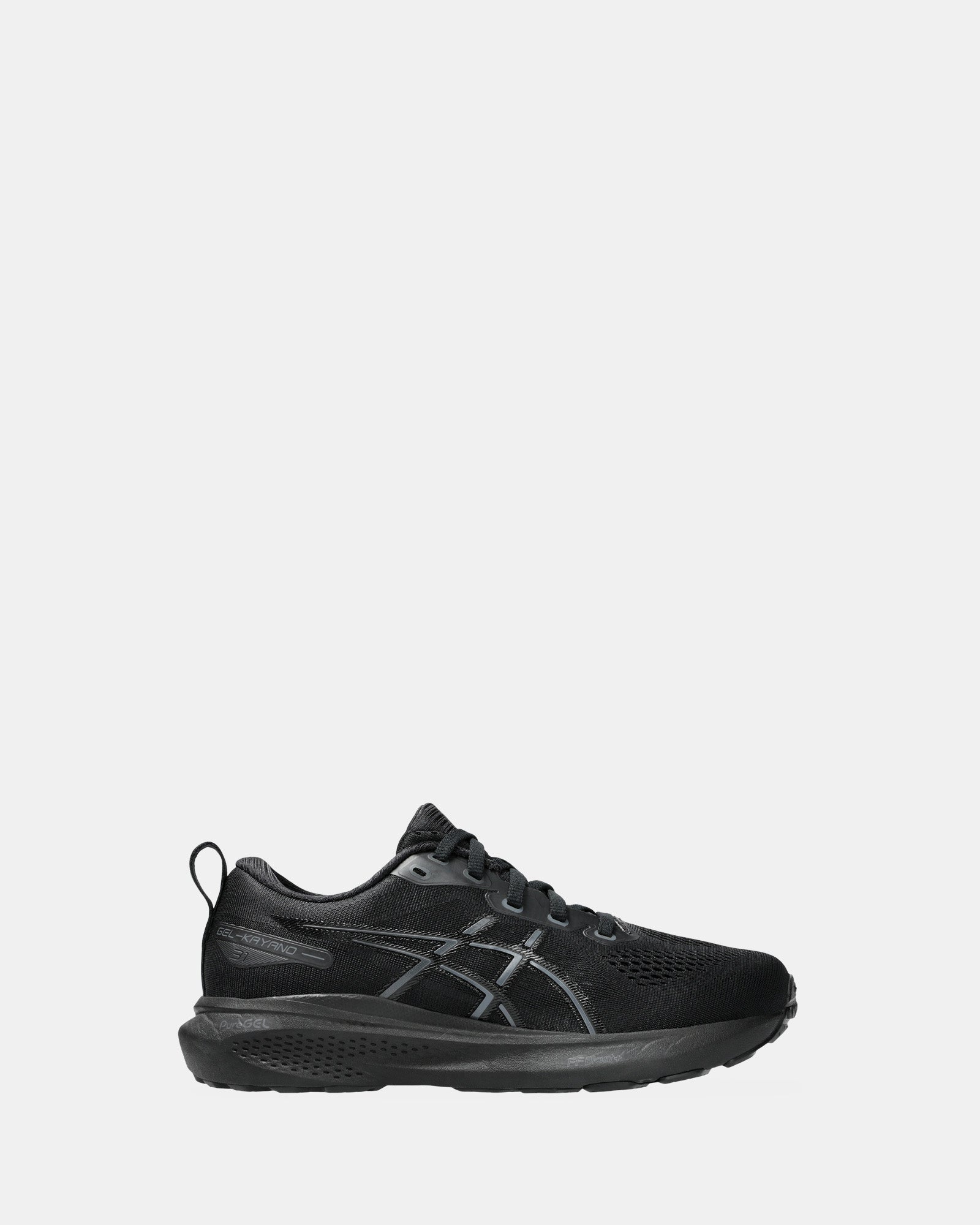 ASICS Gel-Kayano 31 Black Running Shoes for Kids - Lightweight & Supportive for School, Training, and Daily Wear