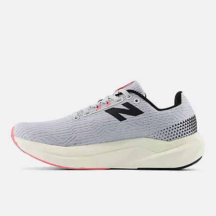 New Balance Women's Propel V5 Running Shoes - White/Grey (Width B) | Lightweight Cushioned Sneakers for Jogging, Gym & Everyday Wear