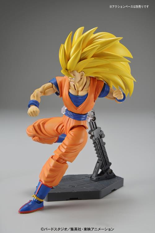 Figure-rise Standard Dragon Ball Z Super Saiyan 3 Goku Plastic Model Kit - Buildable Action Figure for Anime Collectors & DBZ Fans | Perfect for Display, Cosplay & Gift Giving