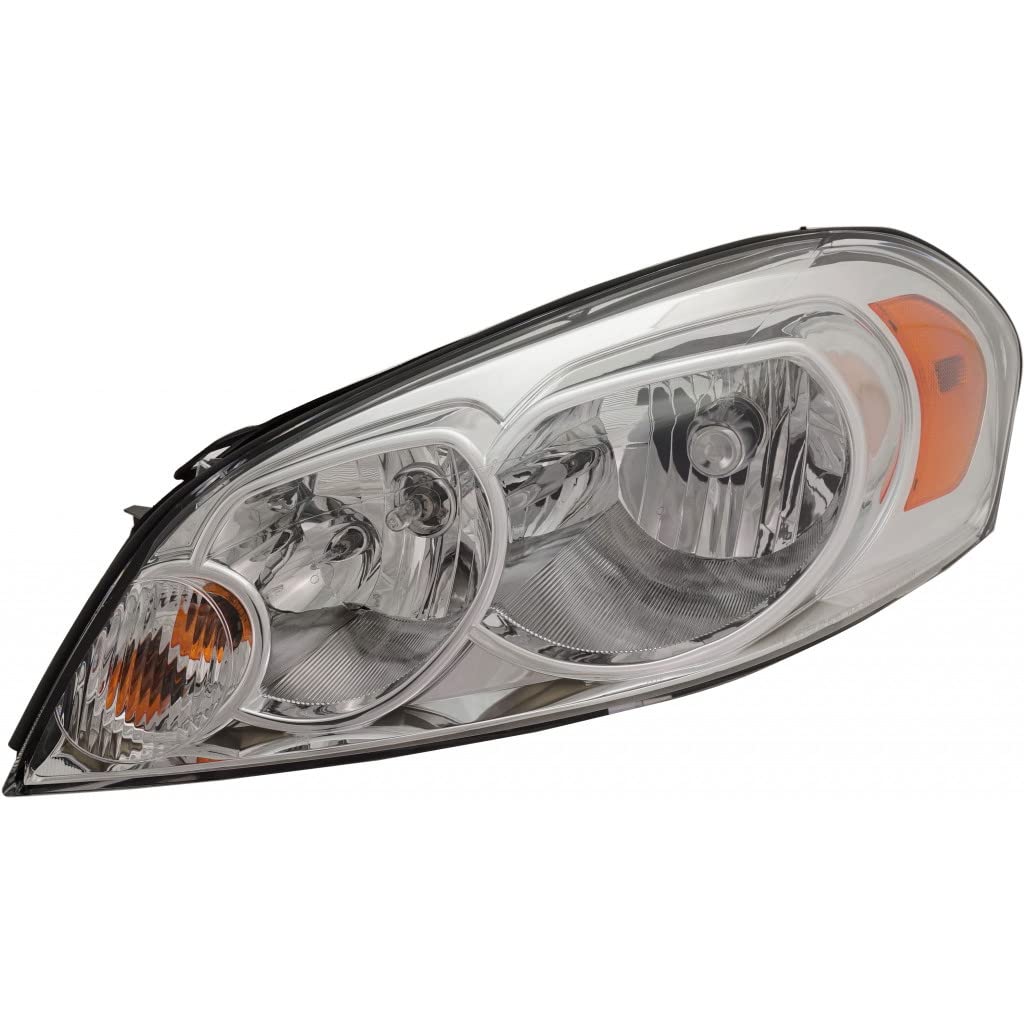 2006-2013 Chevy Impala Driver Side Headlight Assembly Replacement - Compatible with GM2502261 & 25958359 - Perfect for Night Driving & Auto Restoration Projects