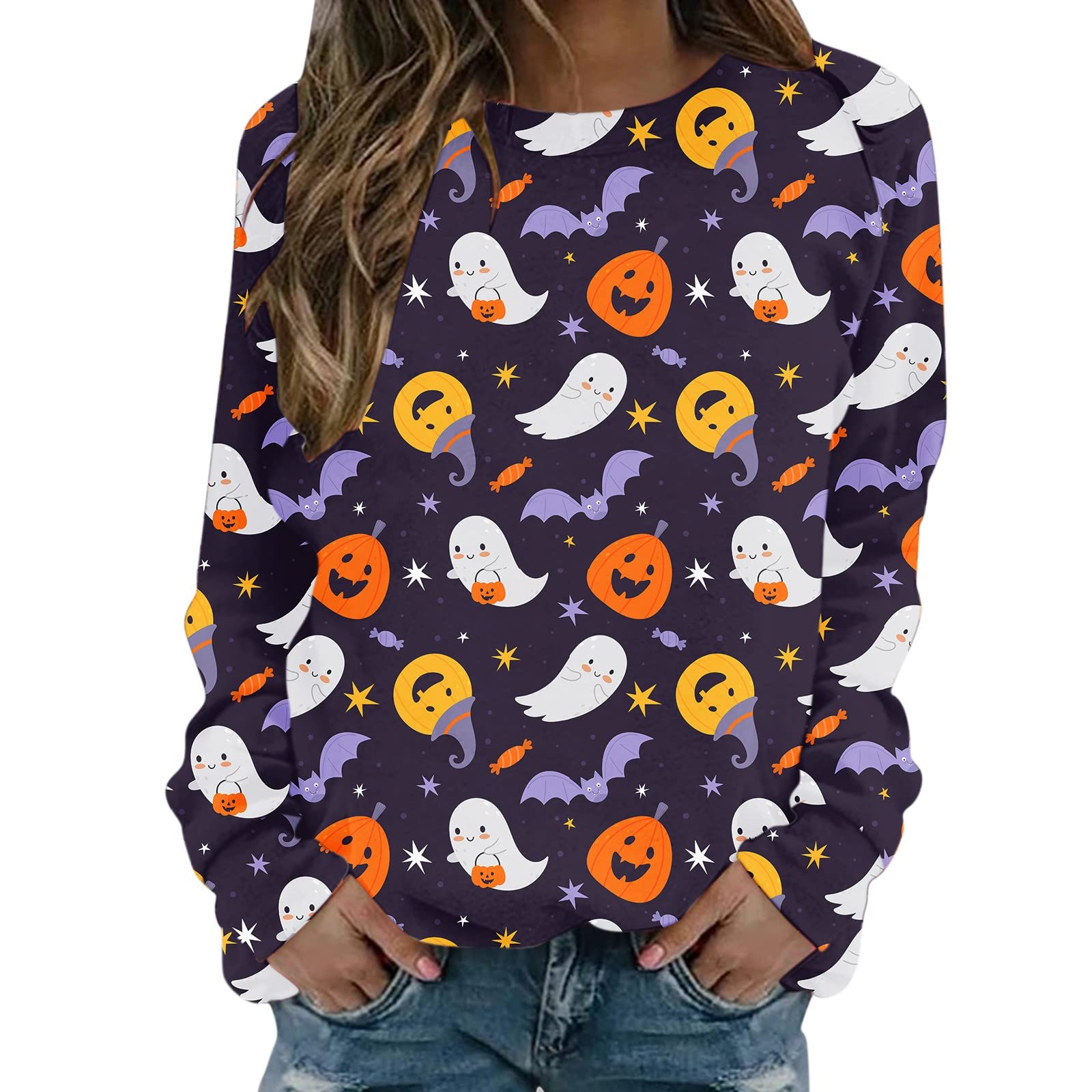Oversized Tie Dye Sweatshirt for Women - Trendy Casual Long Sleeve Pullover | Perfect for Loungewear, Street Style & Fall Fashion Outfits