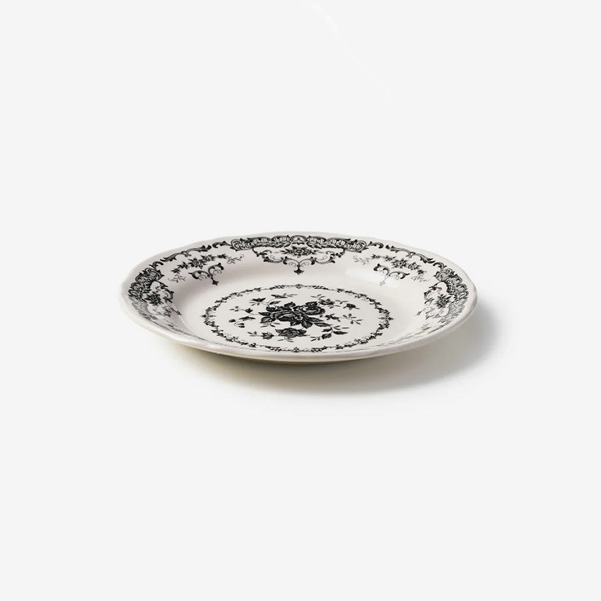 Bitossi Home Rose Fruit Plate - Elegant Ceramic Serving Dish for Desserts, Cheese & Appetizers | Perfect for Parties, Dining & Home Decor