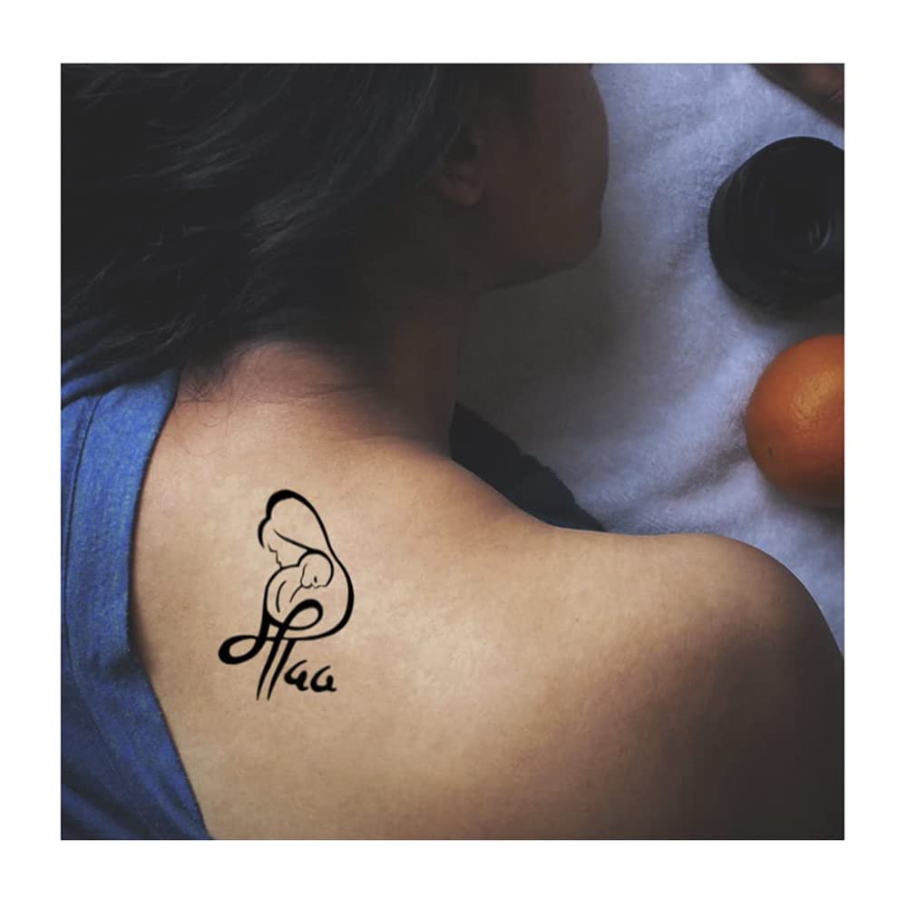 Cute Comet Busters Temporary Body Tattoo Stickers - Fun Maa Design (BT076) for Kids, Parties & Festivals