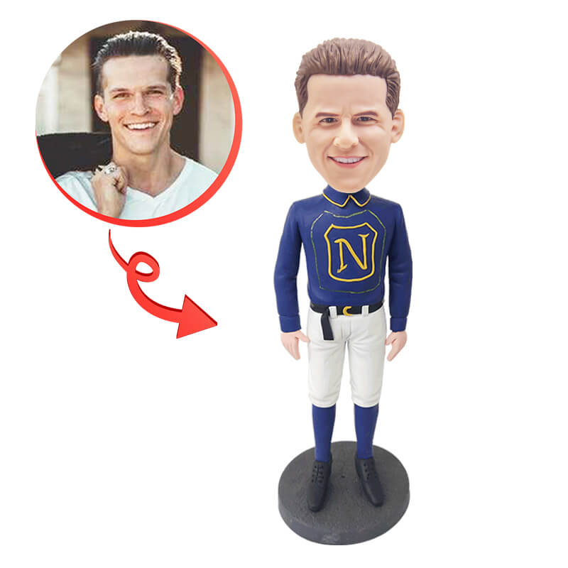 Custom Handsome Man Bobblehead - Personalized Figurine Gift for Men, Boyfriends, Husbands - Perfect for Birthdays, Anniversaries & Office Decor