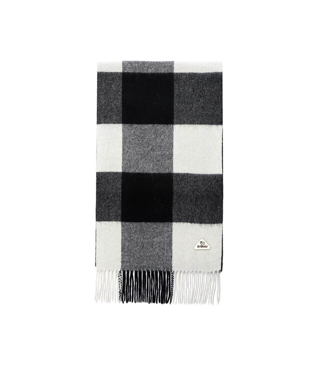 Wool Tartan Scarf - Warm Plaid Blanket Wrap for Women & Men - Soft Winter Fashion Accessory for Outdoor Activities, Travel & Cold Weather