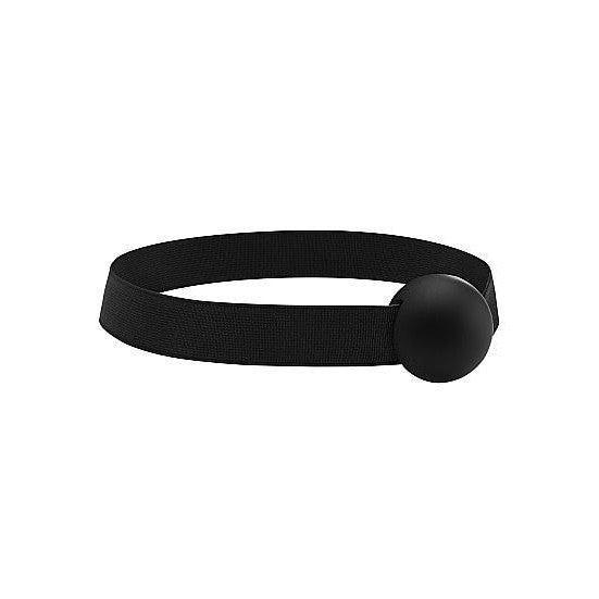 Premium Black Elastic Ball Gag - BDSM Restraint for Adults, Bondage Gear for Couples Play - Perfect for Roleplay, Sensory Deprivation & Spice Up Your Intimate Moments