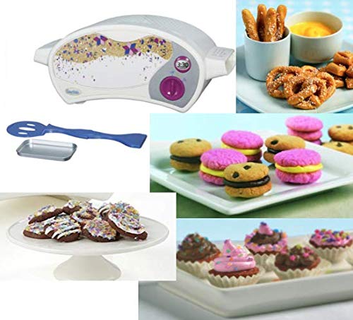 Easy Bake Ultimate Oven Toy Baking Star Series with 3 Extra Refill Packs - Sprinkle Cakes, Red Velvet Cupcakes, Pretzels, Chocolate Chip & Pink Sugar Cookies | Fun Baking Kit for Kids, Birthday Gifts & Family Bonding Activities