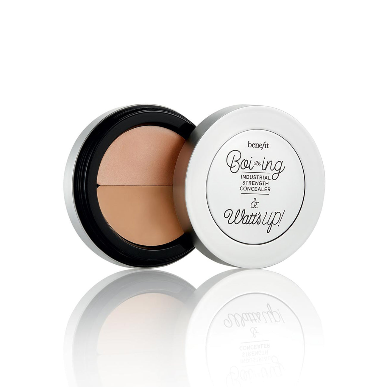 Boi Ing Industrial Strength Concealer 02 & Watts Up - Full Coverage Waterproof Makeup for Dark Circles & Blemishes - Perfect for Professional Makeup Artists & Everyday Use