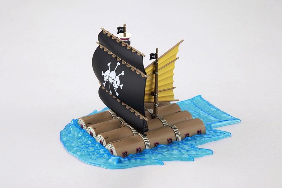 Bandai One Piece Grand Ship Collection #11 Marshall D. Teach's Pirate Ship Model Kit - Anime Collectible, DIY Assembly Toy for Fans & Display Decor