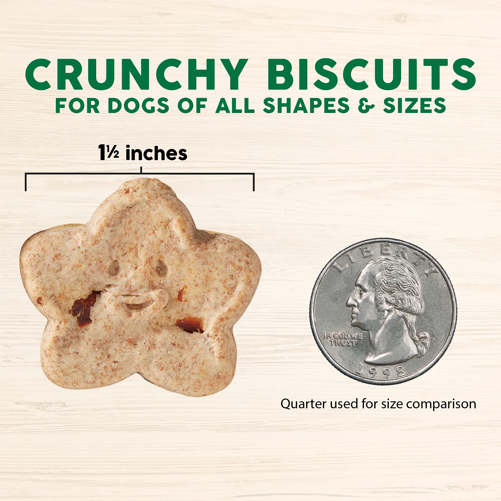 Cloud Star Wag More Bark Less Grain Free Dog Treats - Crunchy Chicken & Sweet Potato Biscuits - Healthy Training Snacks for Small & Large Dogs - 14 oz Box - Perfect for Obedience Training & Reward Treats