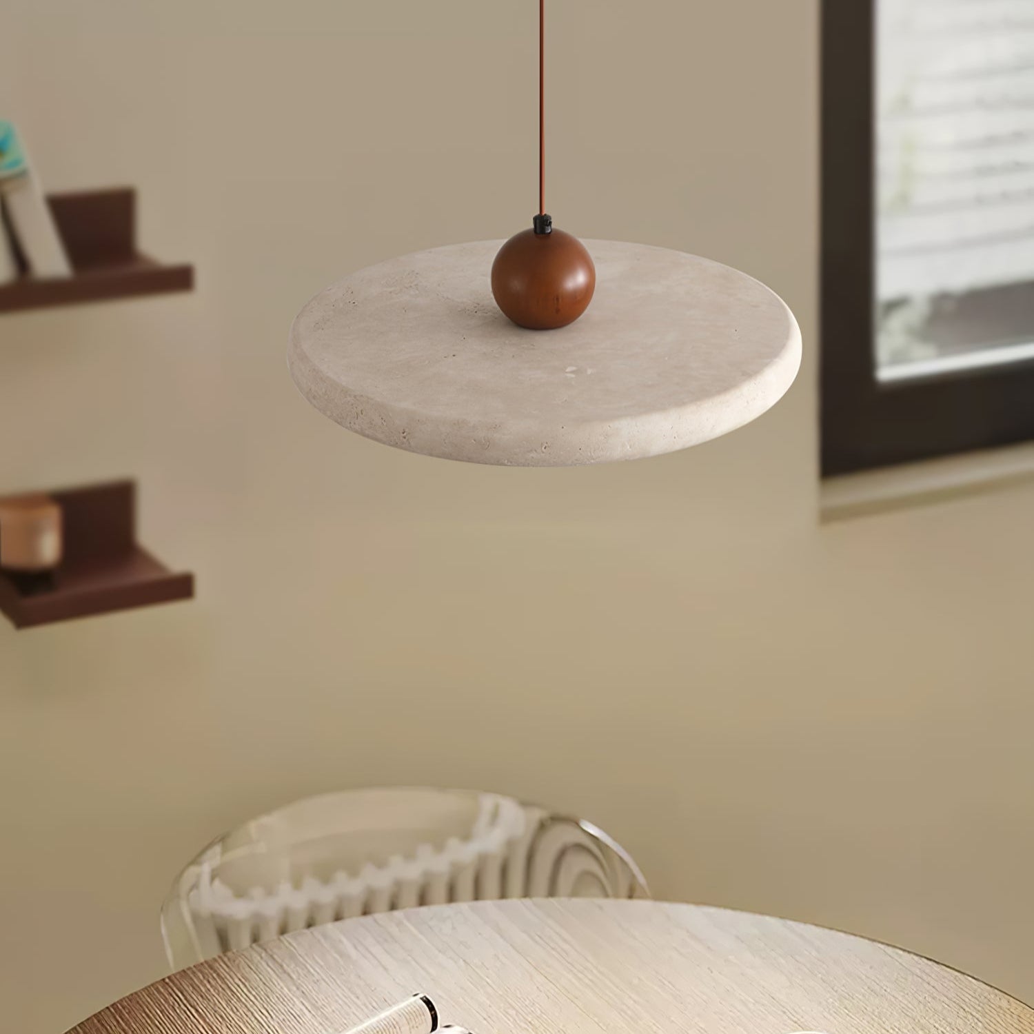 Elvora Modern Pendant Light - Sleek Hanging Lamp for Kitchen Island, Dining Room & Bedroom - Adjustable Height Ceiling Light Fixture with LED Bulb Compatibility
