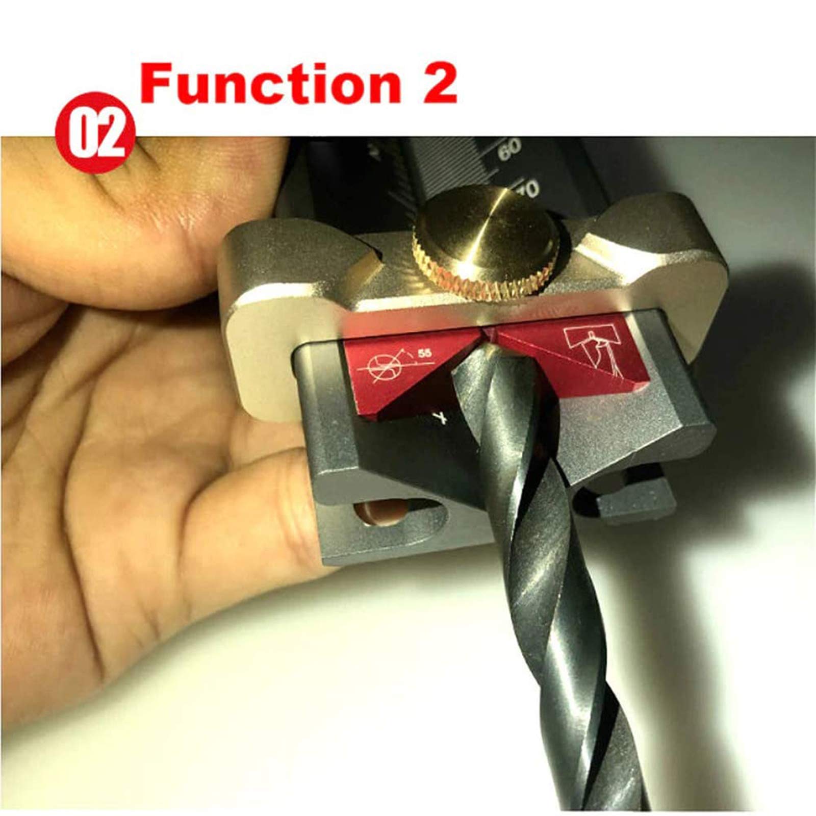 3-in-1 Multifunctional Woodworking Measuring Tool - Drill Depth Gauge, Drill Stop, Angle Gauge & Table Saw Height Gauge | Precision Measurement for DIY Projects & Professional Woodworking