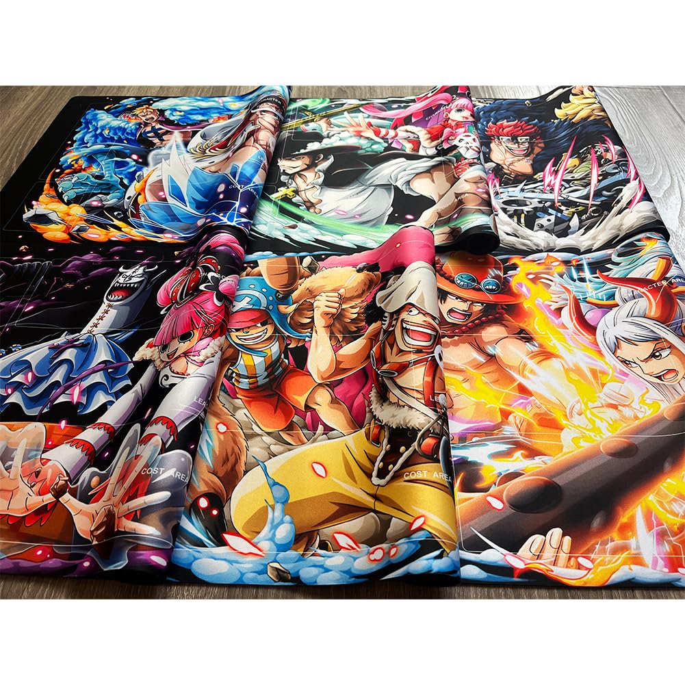 Premium OPCG Playmat for Trading Card Games - 600x350mm Non-Slip MTG/CCG/TCG Game Mat with Free Storage Bag (Ace 179) - Perfect for Magic: The Gathering, Yu-Gi-Oh!, and Pokemon Card Battles