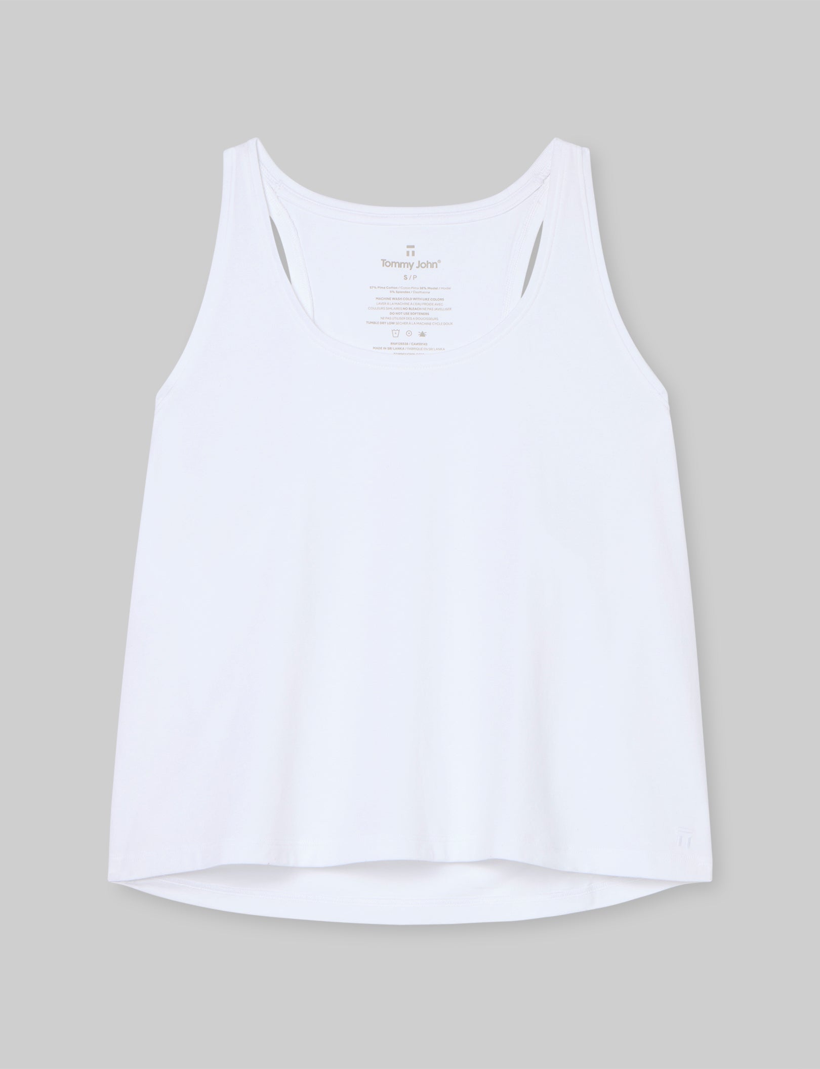 Women's Second Skin Not Too Cropped Tank Top - Soft Stretchy Fitted Camisole for Yoga, Workout & Layering
