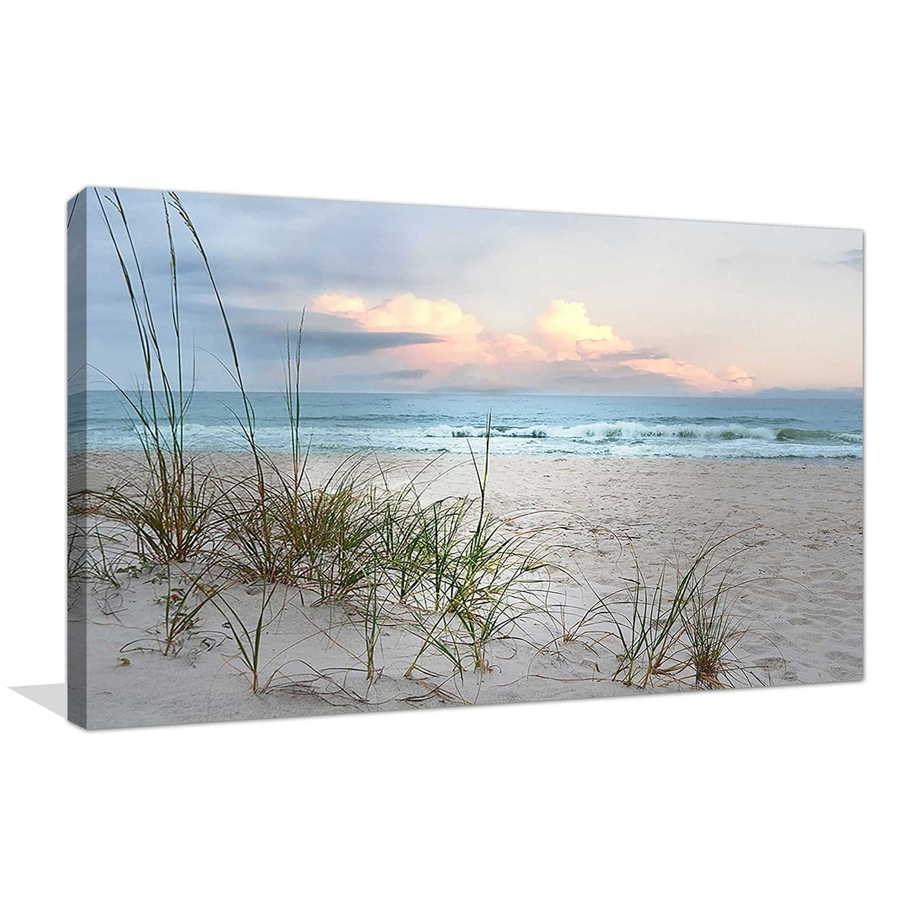 Beach Driftwood Canvas Print - Coastal Wall Art Decor for Living Room, Bedroom & Office - Nature Inspired Seascape Painting