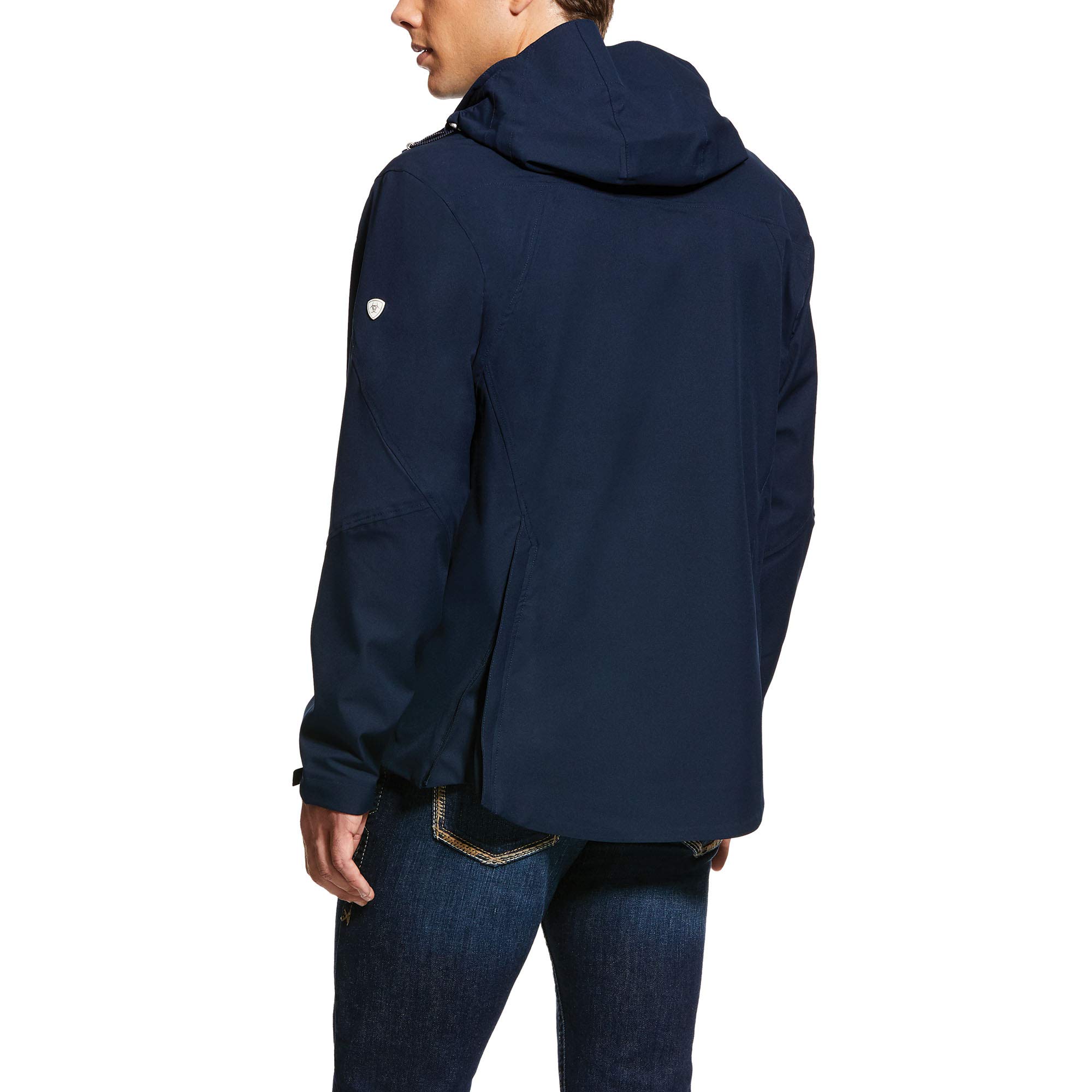 ARIAT Men's Waterproof Jacket - Lightweight Raincoat for Outdoor Activities, Hiking, Fishing & Camping - Windproof & Breathable Coastal Jacket
