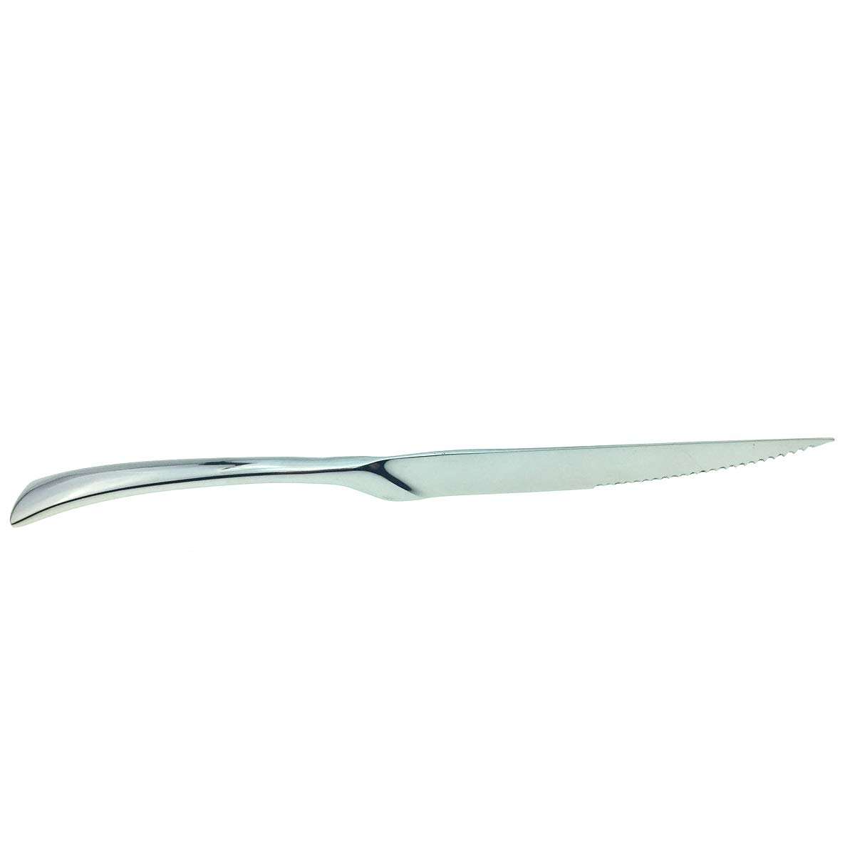 Premium 18/10 Stainless Steel Steak Knife Set of 6 - Professional Chef Grade Steak Knives for Commercial Kitchens & Home Use - Mirror Polished Silver - Perfect for BBQ, Weddings, Dinner Parties & Everyday Dining