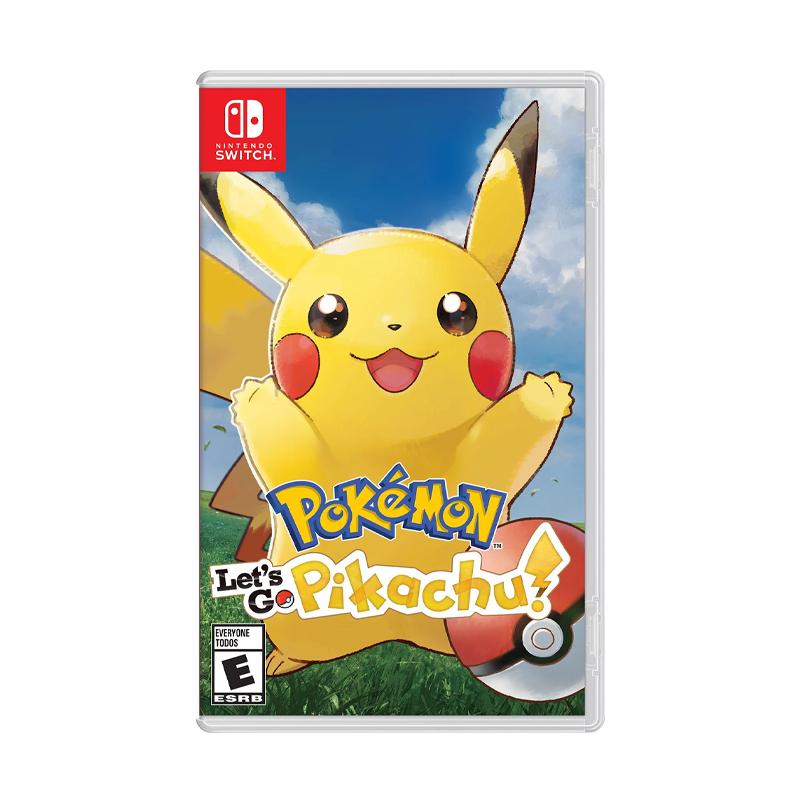 Pokemon Let's Go Pikachu Nintendo Switch Game - Adventure RPG for Kids & Adults - Perfect for Home Entertainment & Travel Gaming