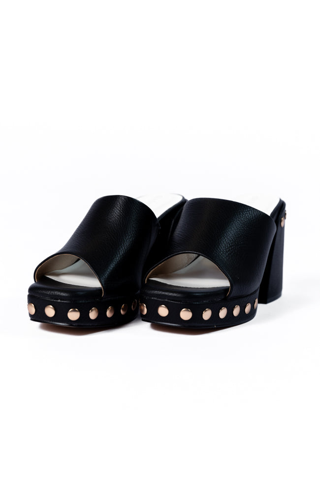 Hunter Black Studded Heels for Women - Stylish Pointed Toe High Heels for Party, Night Out & Special Occasions - Final Sale