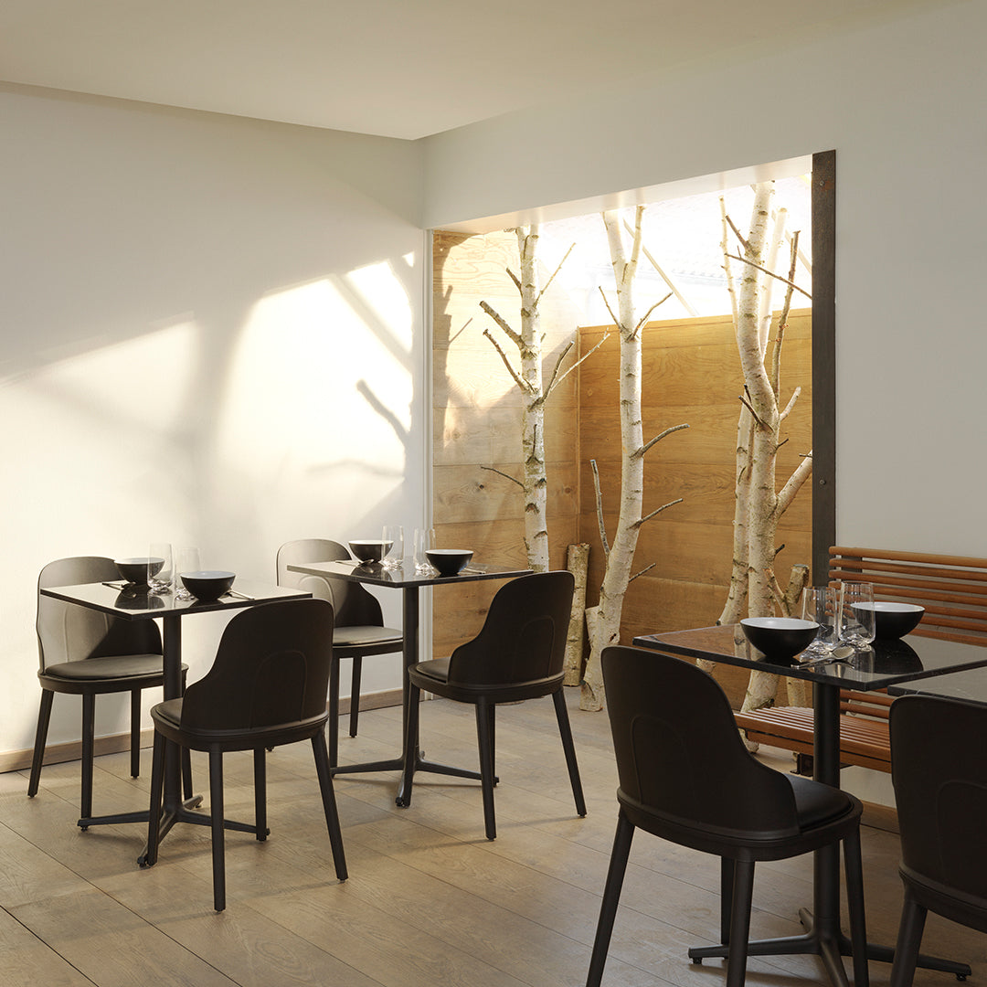 Allez Dining Chair - Upholstered Seat for Comfortable Dining | Perfect for Kitchen, Dining Room & Breakfast Nook