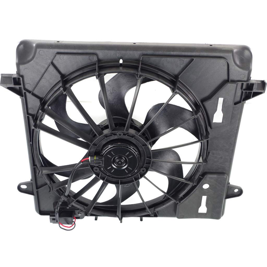 Jeep Wrangler JK Radiator Cooling Fan 2007-2011 Replacement Part | OEM CH3115167 & 68039594AA | Perfect for Off-Roading & Daily Commuting