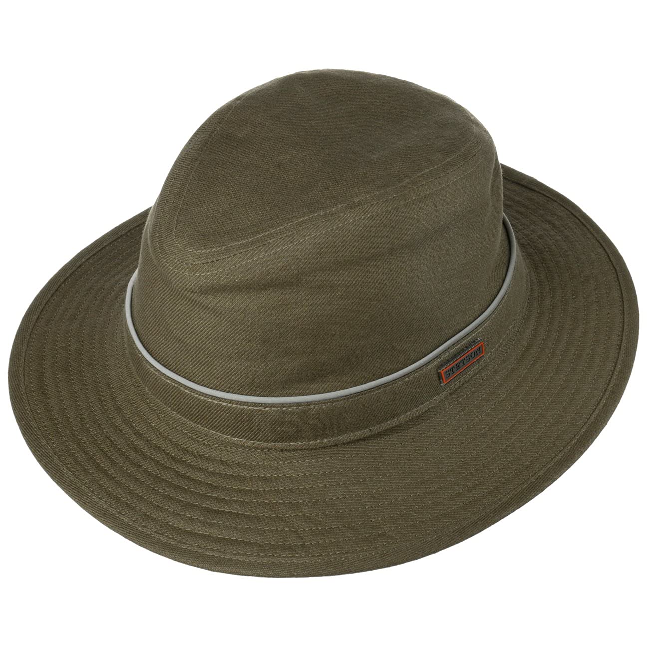 Stetson Coralville Traveller Outdoor Hat for Men - Waterproof Sun Protection Wide Brim Hat for Hiking, Fishing, and Camping