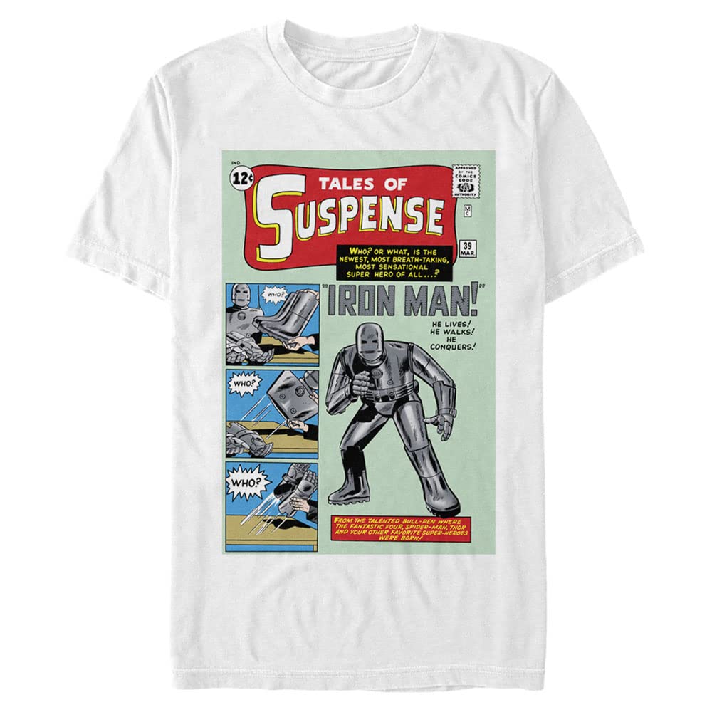 Marvel Iron Man Graphic T-Shirt for Men Big & Tall - Superhero Comic Tee for Casual Wear, Cosplay & Marvel Fan Gifts
