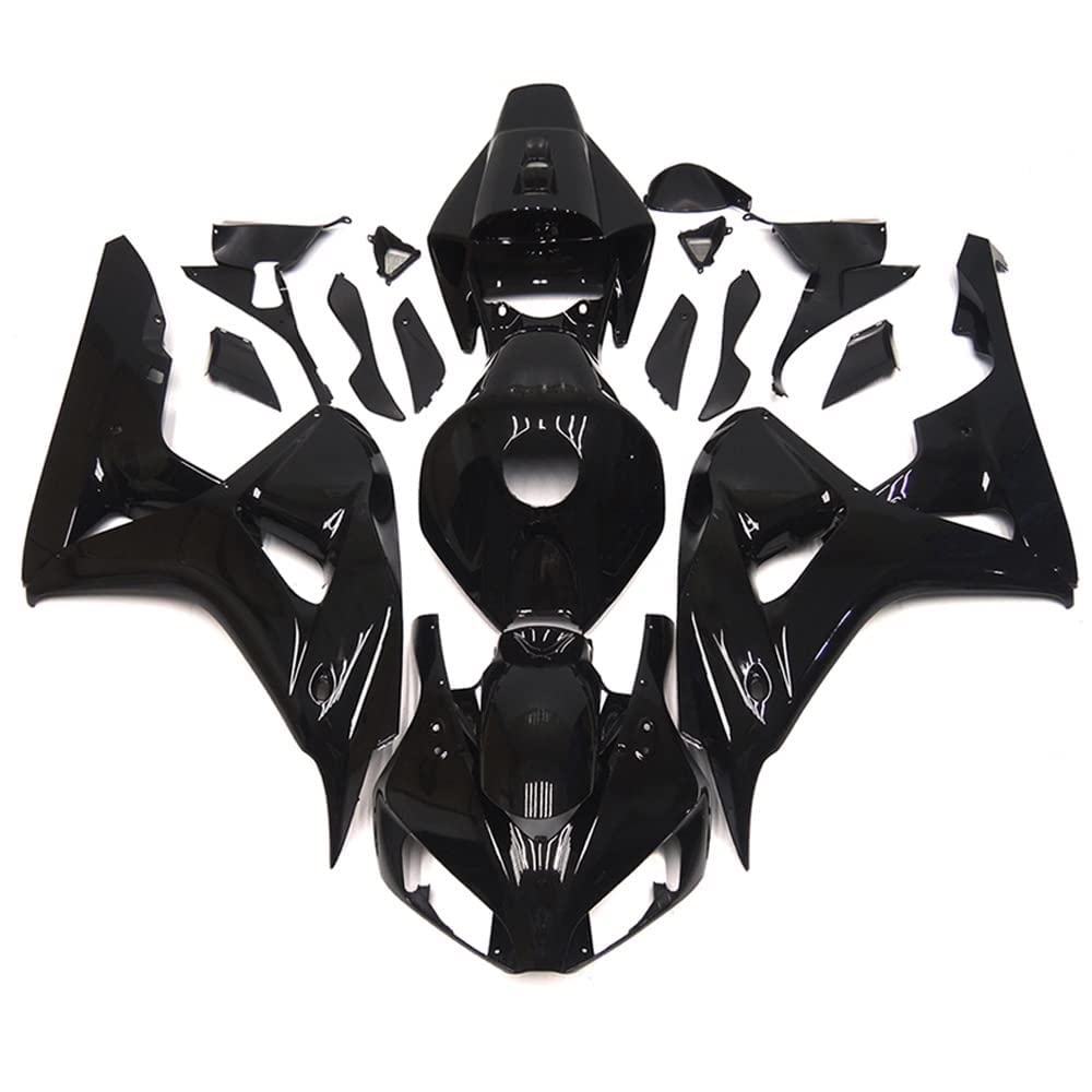 WYNMOTO Full Plastic Fairing Kit for Honda CBR1000RR 2006-2007 | ABS Injection Motorcycle Bodywork in Gloss Black | Perfect for Street Riding & Racing Upgrades