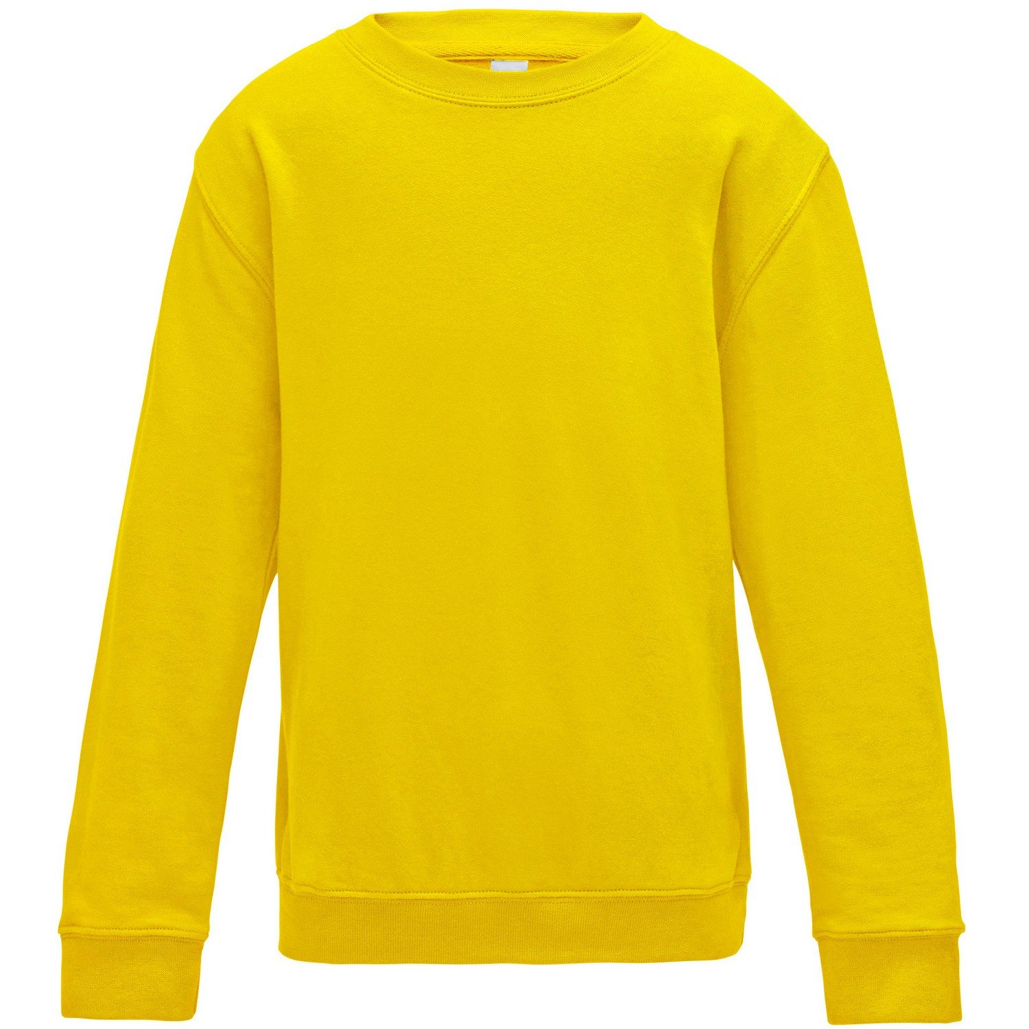 AWDis Kids Plain Crew Neck Sweatshirt - Soft Cotton Hooded Pullover for Boys & Girls - Perfect for School, Playdates & Casual Outings