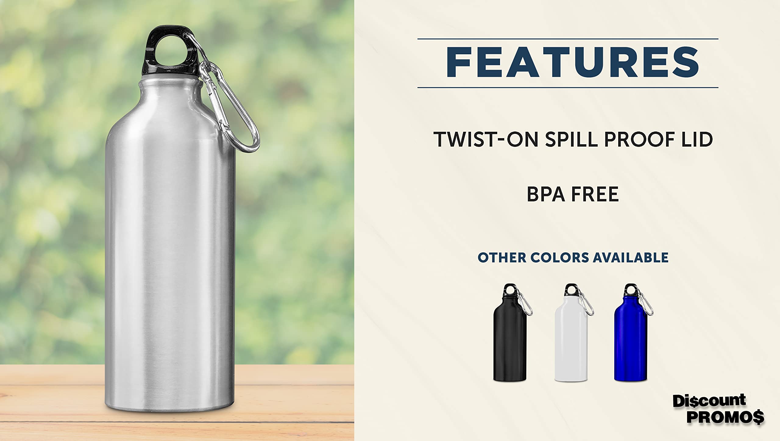 20 oz Aluminum Water Bottles Set of 10 - Bulk Pack Insulated Reusable Sports Bottles for Gym, Hiking, Camping & Outdoor Activities - BPA Free Silver Water Bottles - Perfect for Workouts, Travel & Daily Hydration