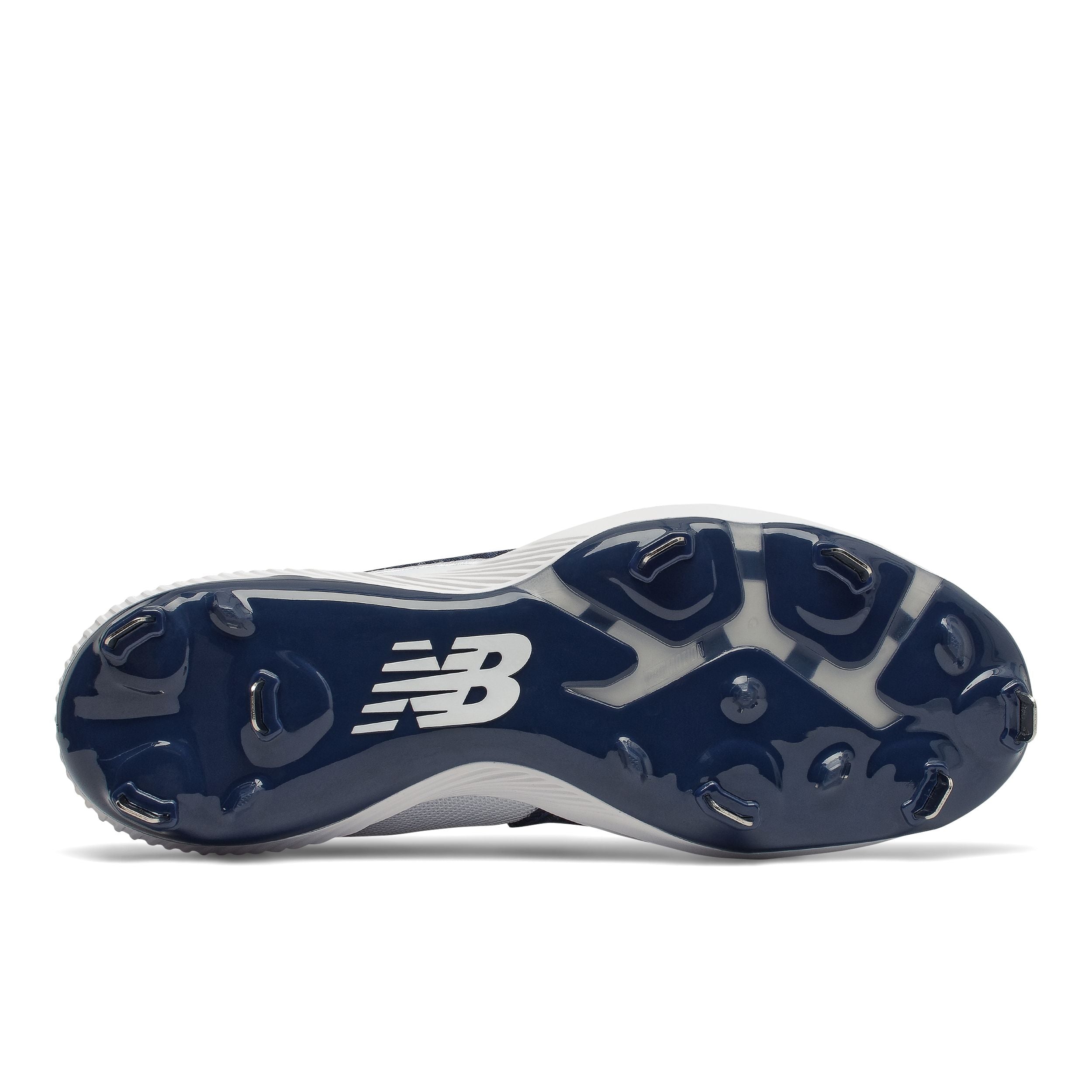 New Balance FuelCell 4040v6 Men's Baseball Cleats - Navy/White Low Metal Spikes - Lightweight Performance Shoes for Sprinting & Fielding | Perfect for Baseball, Softball & Training