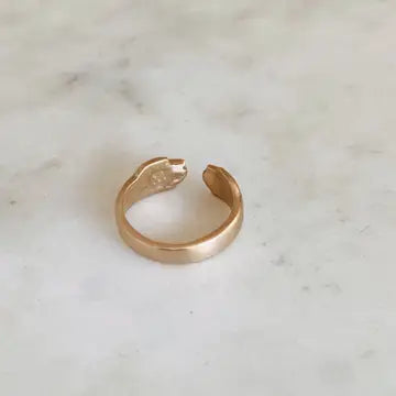 Handmade Mimosa Hug Ring - Dainty Gold or Silver Stackable Ring for Women - Perfect for Everyday Wear, Gifts & Special Occasions