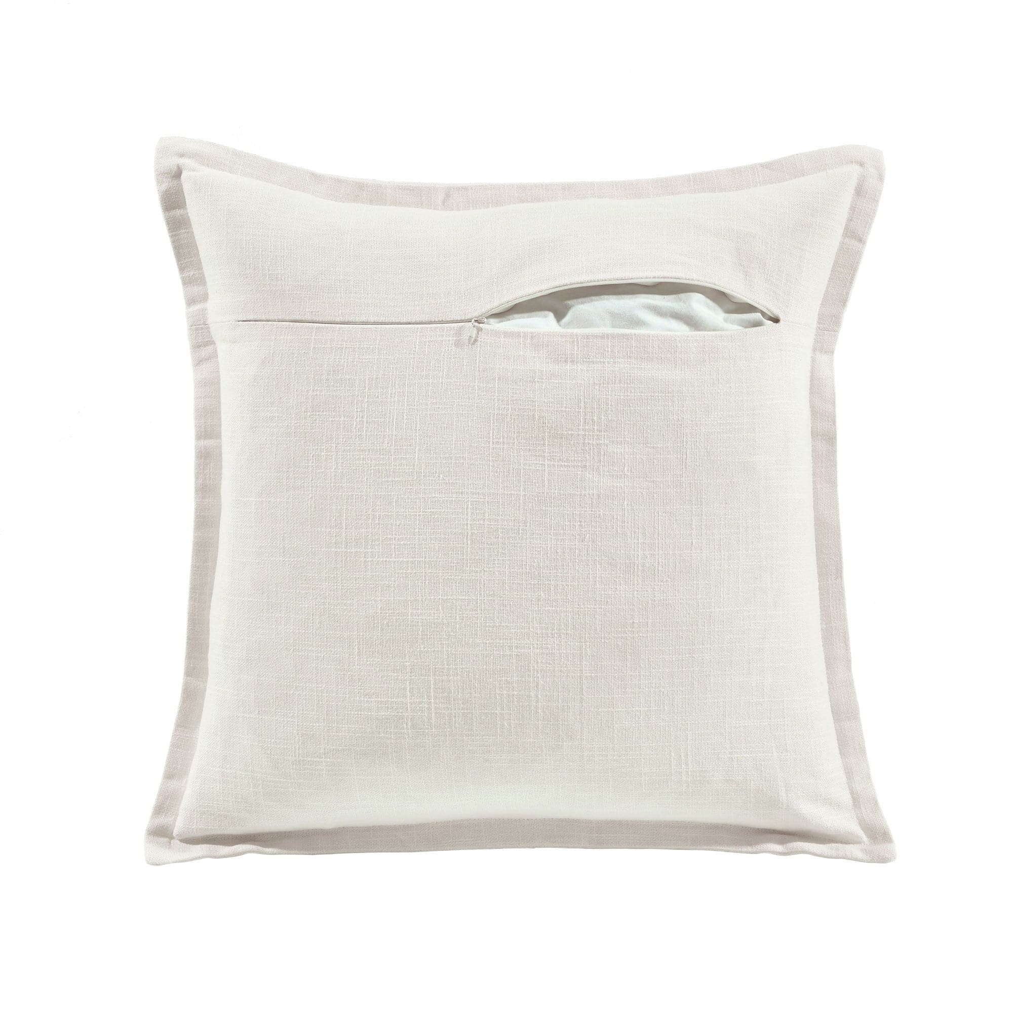 Let's Stay Home Script Decorative Pillow Cover - Cozy Farmhouse Style Cushion Case for Sofa, Bed & Nursery - Perfect for Home Decor, Gift Giving and Relaxation