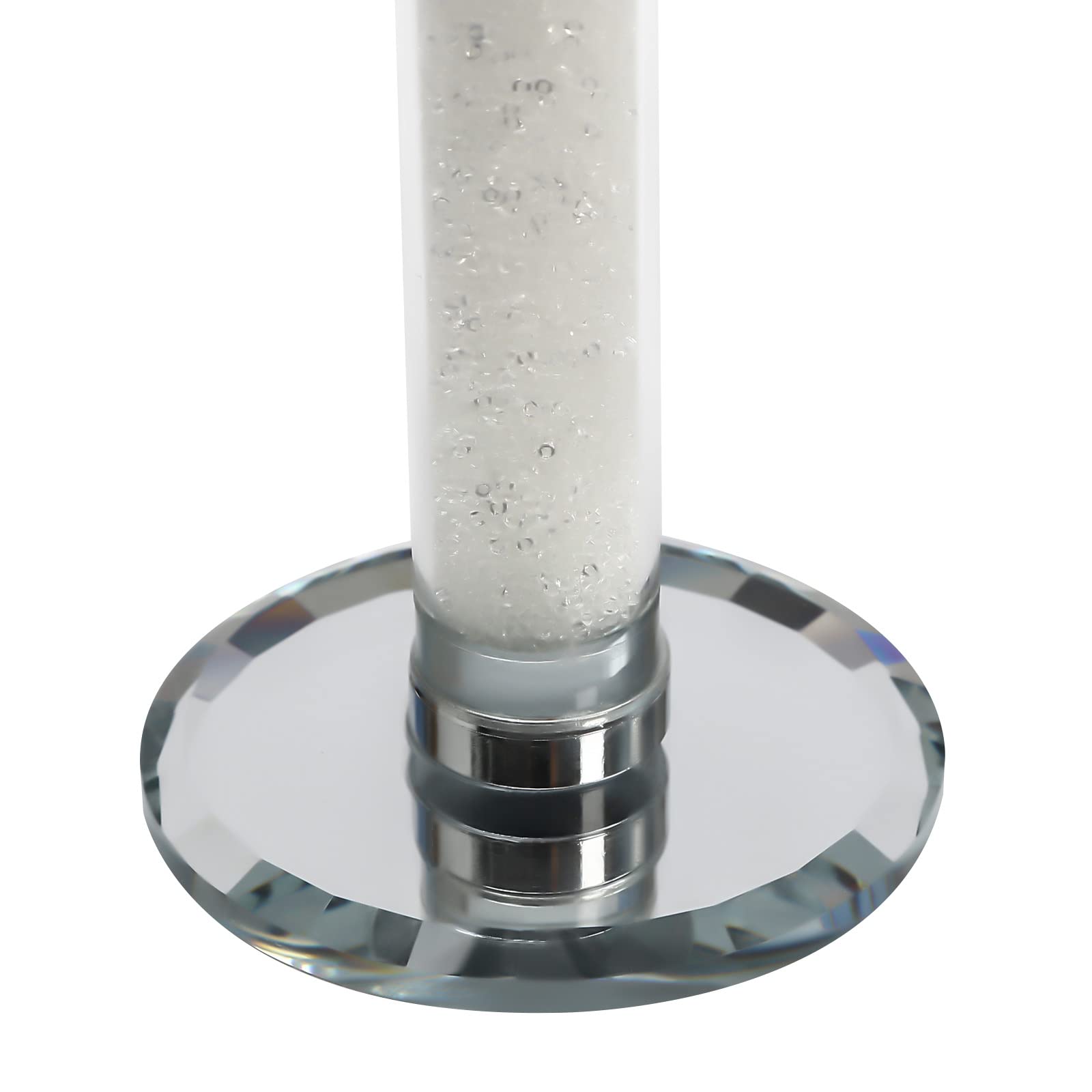 7-Arm Crystal Candle Holder - Elegant Candelabra for Wedding Centerpiece, Dining Table Decor, Coffee Table & Home Accessories - Perfect for Romantic Dinners, Holiday Decorations & Special Events