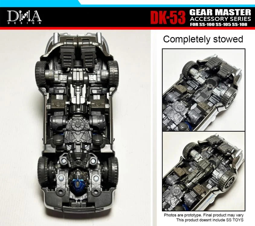 DNA Design DK 53 Upgrade Kit for Transformers Studio Series SS 108, SS 100, SS 105 – Enhance Your Collectible Figures for Display & Customization