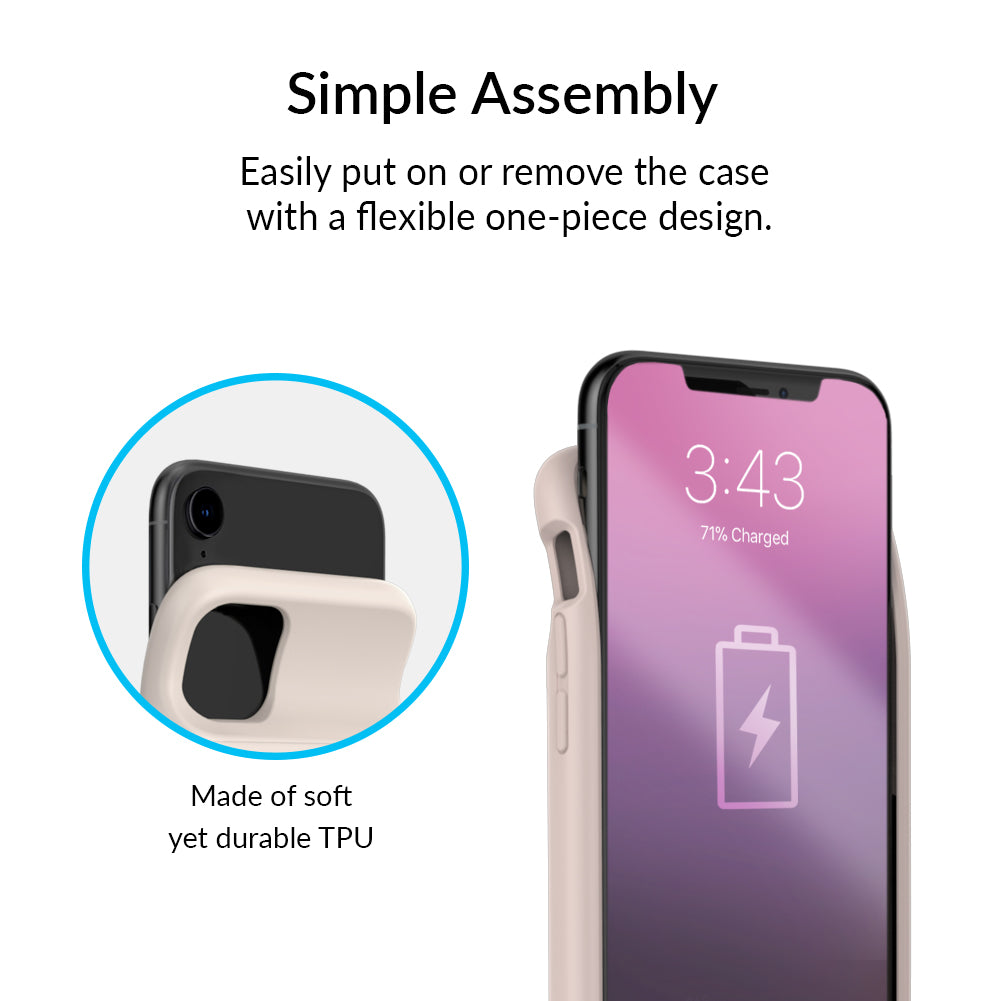 Don't Touch Me iPhone Charging Case - Shockproof Protective Cover with Built-in Battery for iPhone [Model] | Perfect for Travel, Outdoor Activities & Daily Use