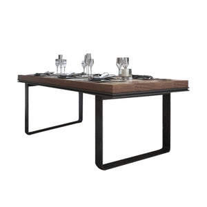 Spanish Designer Solid Hardwood MIGUEL Dining Table - Elegant Dining Room Furniture for Family Gatherings & Dinner Parties