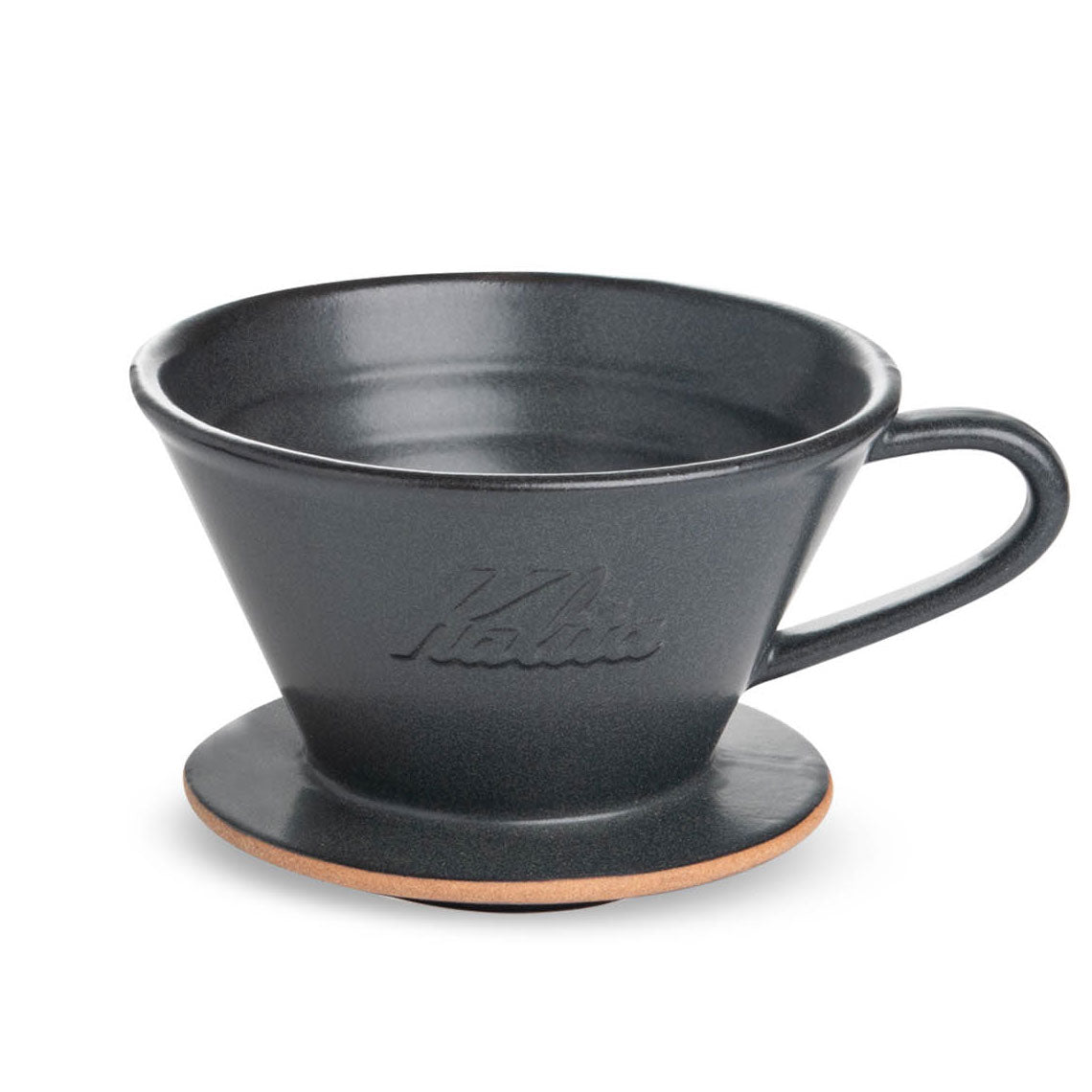 Kalita MINO Ceramic Coffee Dripper 185 - Sand Black Pour Over Brewer for Specialty Coffee | Perfect for Home Brewing, Coffee Shops & Gifts