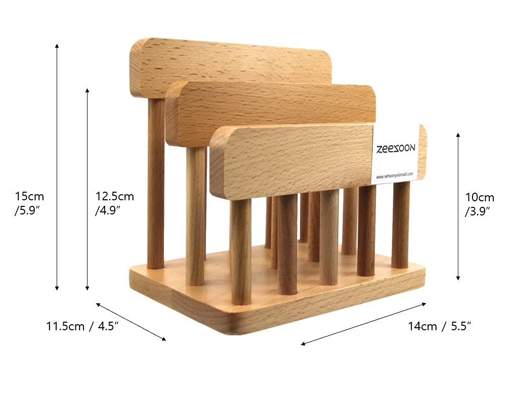Premium Wooden Dual Cutting Board Rack - Kitchen Organizer Stand for Chopping Boards | Pantry & Cabinet Storage Solution | Perfect for Beach Houses, Small Kitchens & Organized Spaces