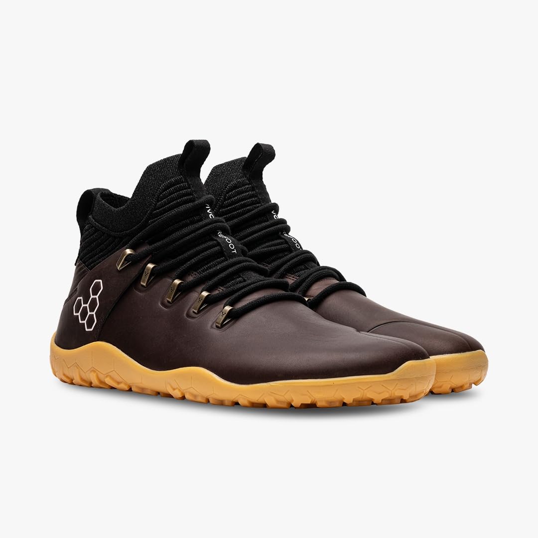 Vivobarefoot Magna Leather FG - Men's Barefoot Hiking Trainers for Outdoor Adventures