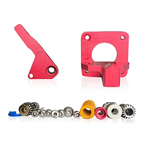Kehuashina Dual Gear Extruder Upgrade Kit - Compatible with CR-10, CR-10S, CR-10S Pro & Ender 3 3D Printers - High Precision Dual Drive Extruder for Smooth Filament Feeding - Perfect for DIY 3D Printing Projects and Professional Prototyping