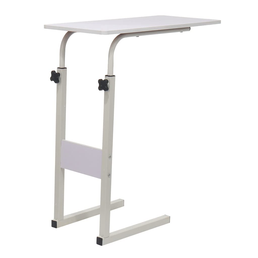 EKDSPW Adjustable Folding Laptop Desk - Portable Computer Table for Office, Study, Bed, Sofa - White 60x30cm - Perfect for Work from Home, Gaming & Small Spaces