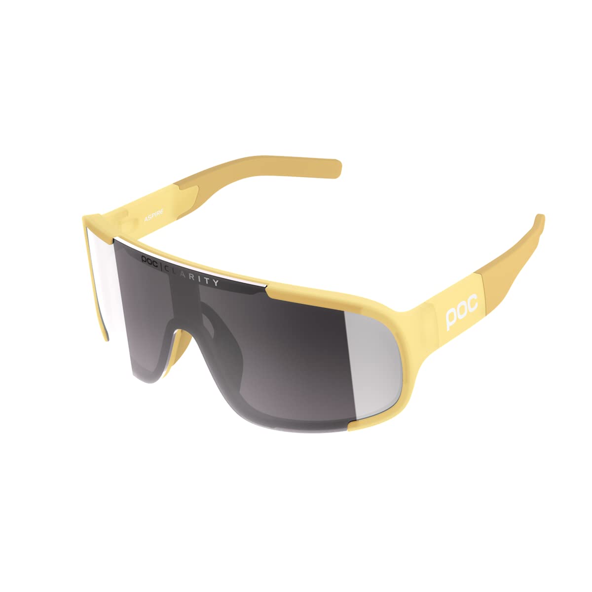 POC Aspire Sunglasses - Sulfur Yellow, UV Protection, Lightweight & Durable for Cycling, Running & Outdoor Sports
