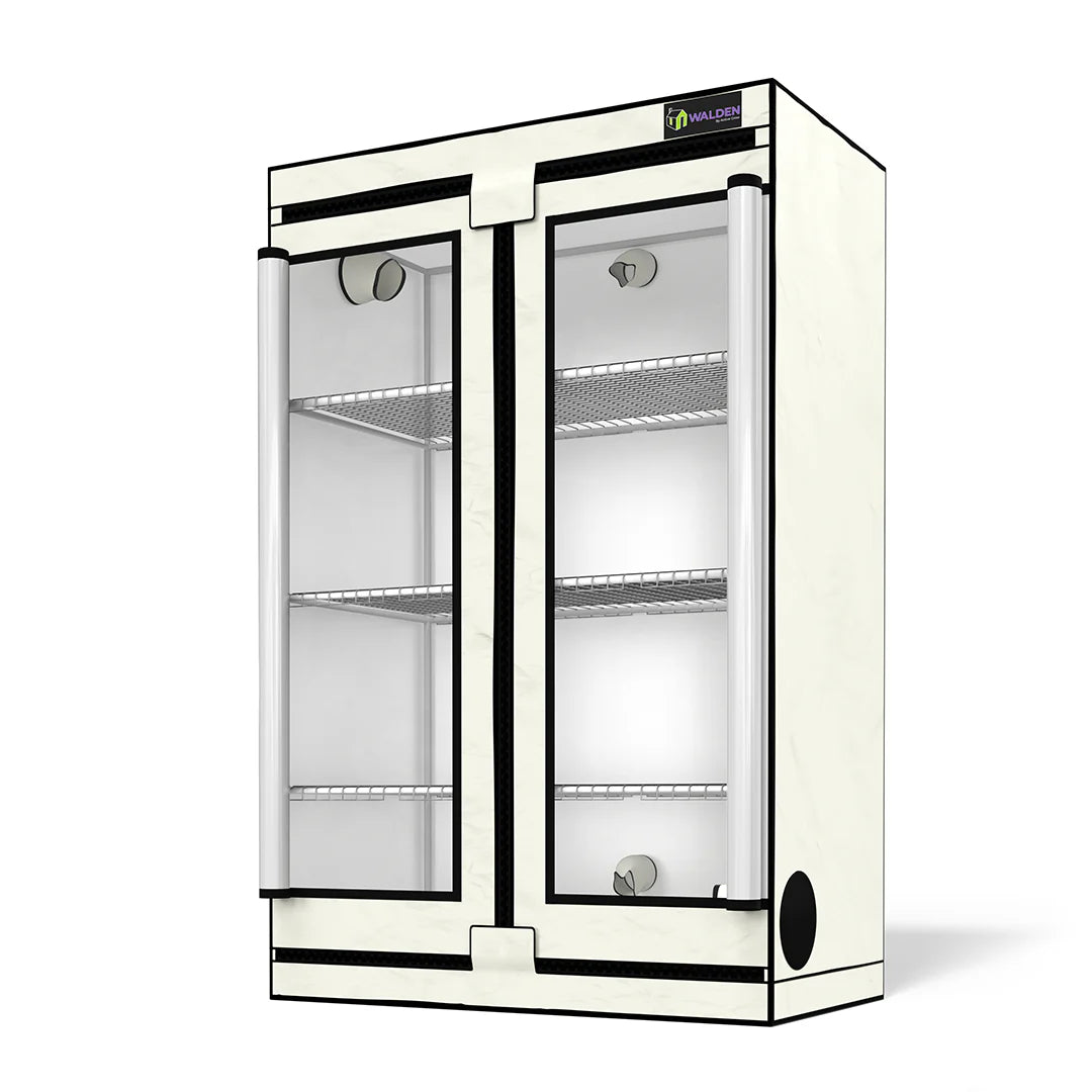 Active Grow 3 Tier Walden White Hydroponic Grow Tent - Indoor Plant Cultivation for Herbs, Vegetables & Flowers | Perfect for Home Gardening, Urban Farming & Indoor Hydroponics Systems