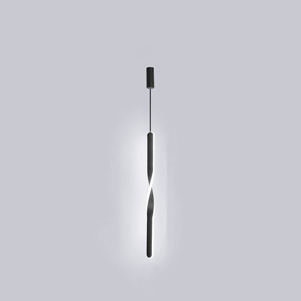 20W Adjustable Height LED Pendant Light - Modern Minimalist Hanging Lamp for Kitchen Island, Counter & Dining Room | Dimmable Tube Chandelier with Spotlight Function | Energy Saving Ceiling Lighting Fixture